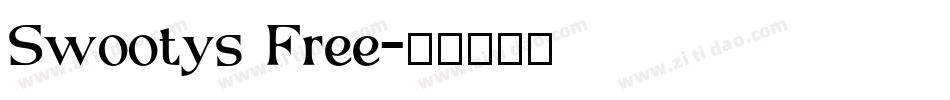 Swootys Free字体转换